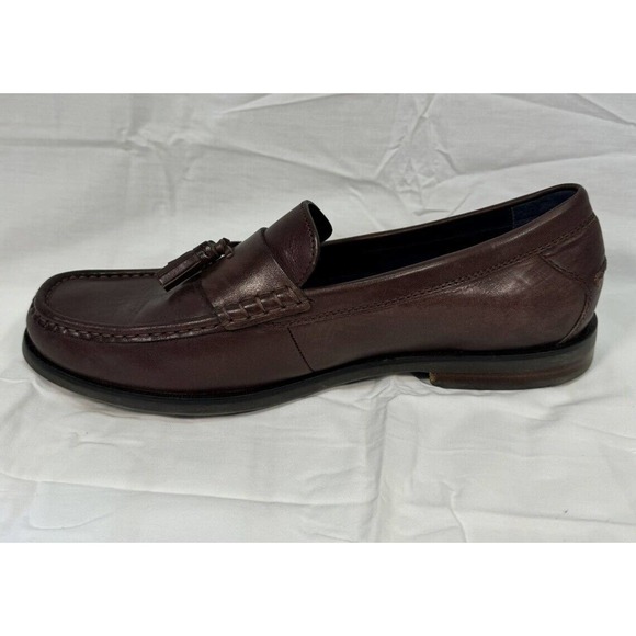 Cole Haan Grand OS Pinch Mens Size 10 M Loafers Brown Leather Tassel Shoes - Picture 4 of 9